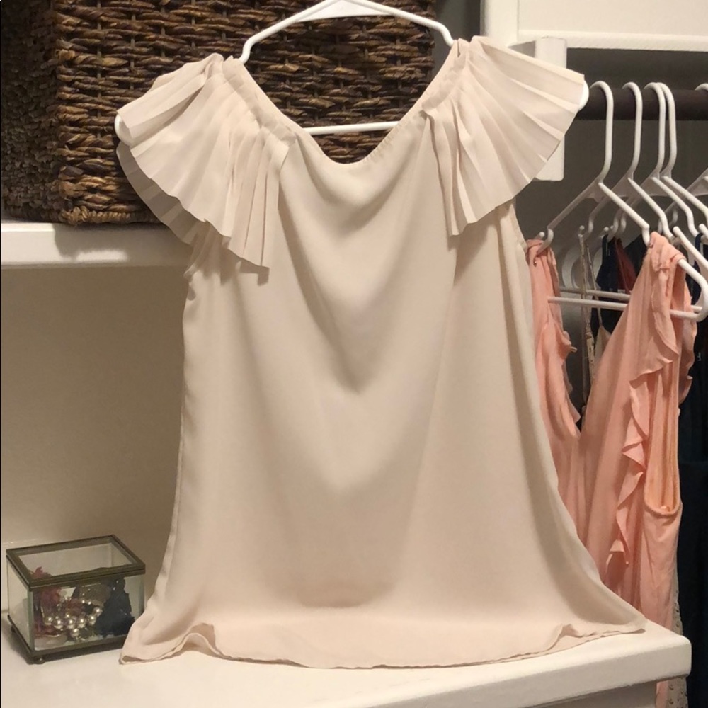 Flutter sleeve blouse - Banana Republic